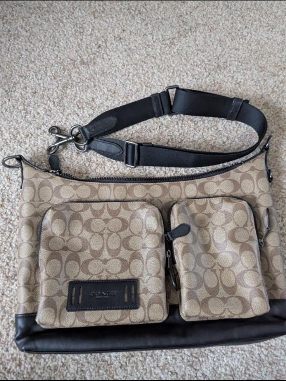 Coach Ranger Pocket Messenger Crossbody Shoulder Bag